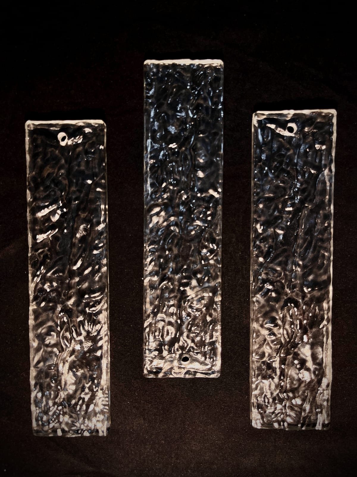 نجفه زجاج شرائح مطرق | ابيض مشبح (code:209) - Image 4