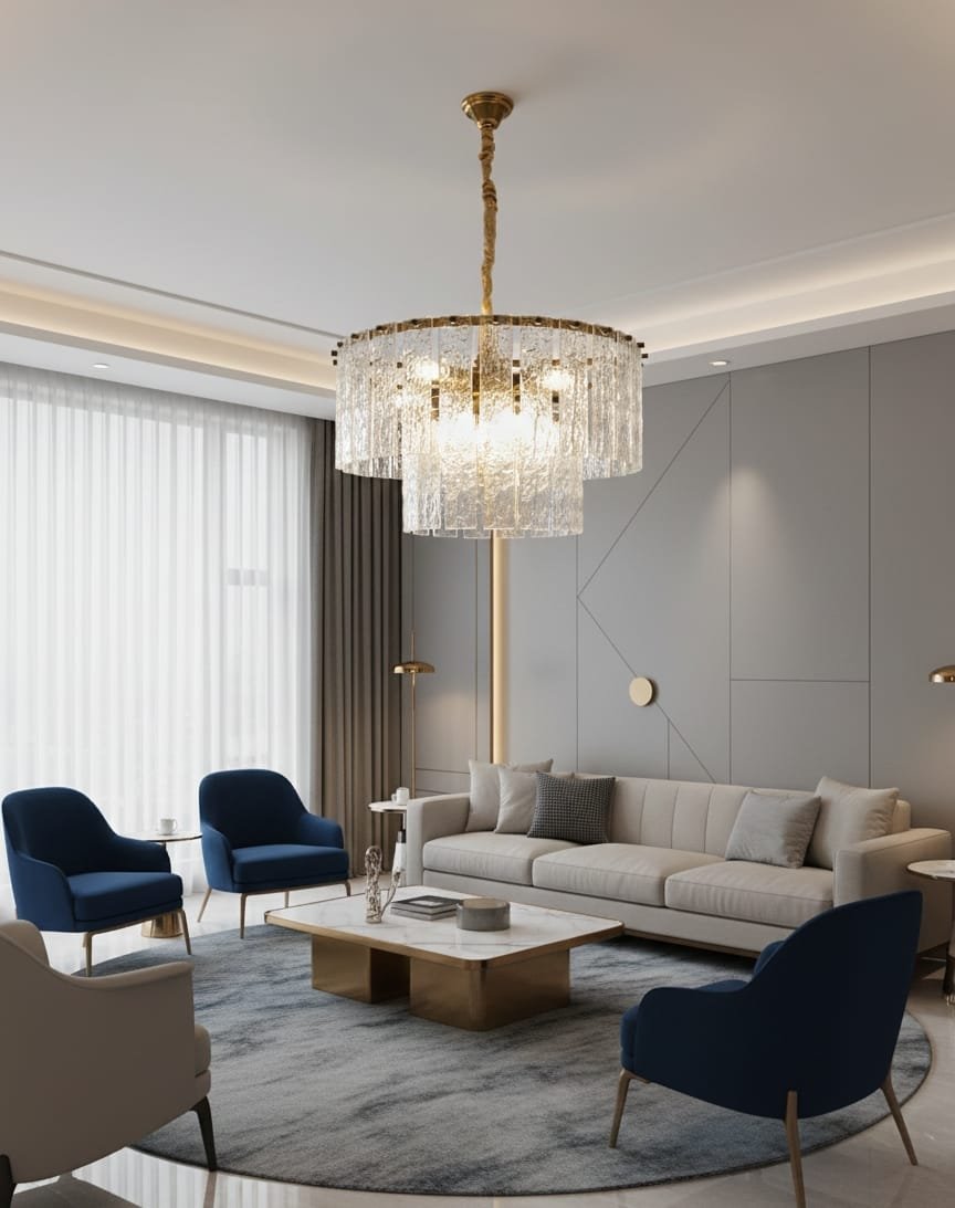 نجفه زجاج شرائح مطرق - (code:378) - Image 2