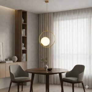 معلقه مدوره ذهبي - (code:978)