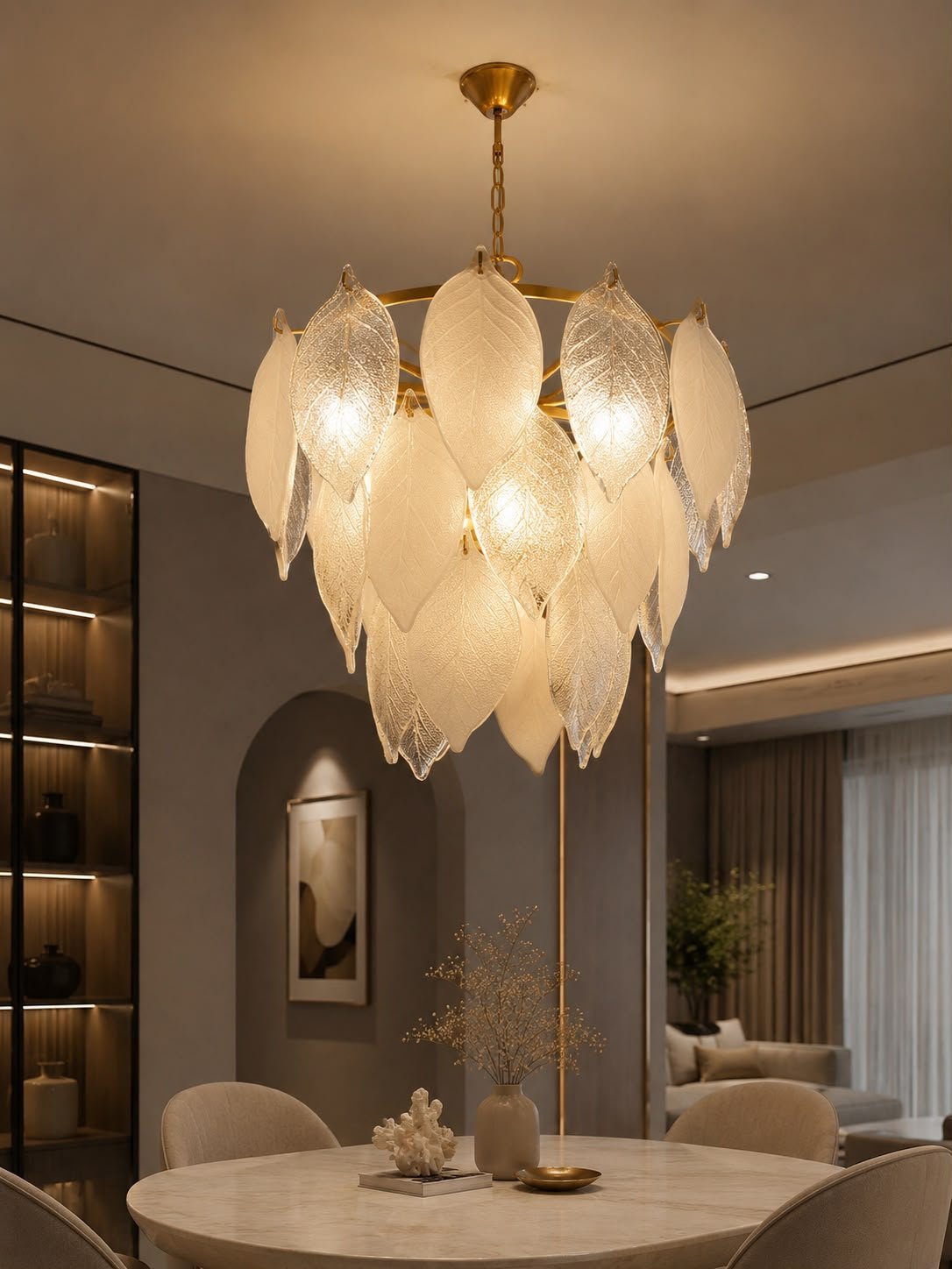 نجفه دائرى ذهبي (code:921) - الصورة 3