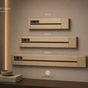 TRACK SOCKET-لونchampagne gold (code:1564)